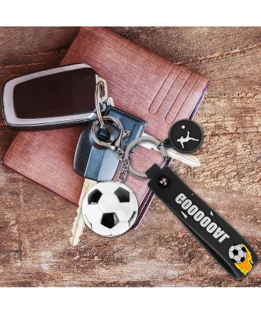Amaxiu Football Keychain | Mini Soccer Game Gift | Silicone Sport Keychain for Boys & Girls | Perfect Gift for Football Fans - Buy Online on SooperMarket.com
