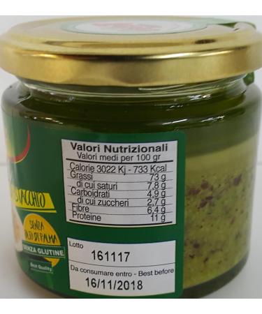 Pistachio Pesto 190g - Authentic Pesto di Pistacchi for Pasta & More - Buy Online on SooperMarket.com