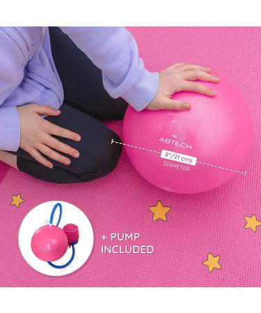 ABTECH Unicorn Yoga Starter Kit for Kids - Includes Yoga Blocks, Ball, Non-Slip Towel, Drawstring Bag - Pink Set for Girls Ages 3-12 - Buy Online on SooperMarket.com
