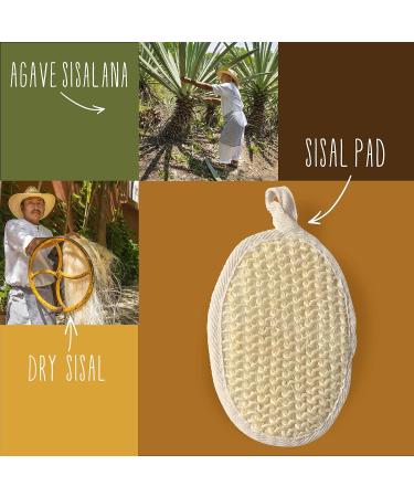 Stephanie Franck Beauty Bath Set - Exfoliating Loofah Sisal & Hemp Gloves for Glowing Skin | International Shipping Available - Buy Online on SooperMarket.com