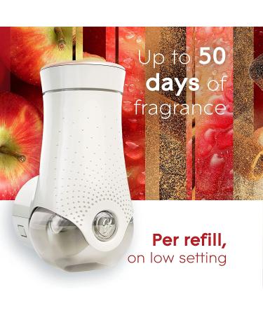 Glade PlugIns Apple Cinnamon Starter Kit - 2 Warmers + 6 Refills | Scented Essential Oils for Home & Bathroom | 4.02 Fl Oz - Buy Online on SooperMarket.com