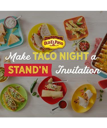 Old El Paso Stand 'N Stuff Bold Nacho Cheese Flavored Taco Shells 10ct, Pack of 6 - Buy Online on SooperMarket.com