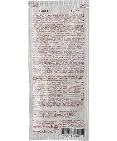 Bolero Drinks Red Grape - 12 Pack (9g Each) | Low-Calorie Flavoring for Global Shipping - Buy Online on SooperMarket.com