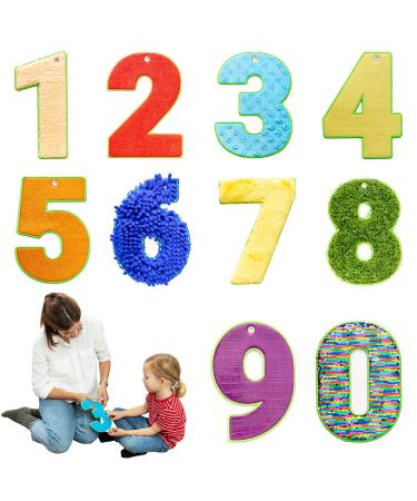 Odoxia sensory mats for autistic children |Tactile windows |Sensory tiles |Sensory carpet |Multi -sensory texture toy |Sensorism toys for tactile game (Numbers)