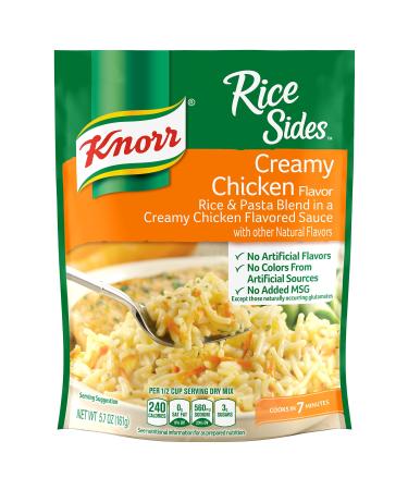 Knorr Rice Sides, Creamy Chicken 5.7 oz Creamy Chicken 5.7 Ounce (Pack of 12)