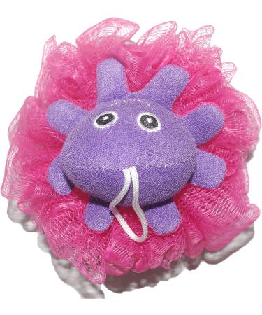 4Pcs Stuffed Animal Bath Sponge Loofah Set - 5-inch, 65g Each | Spa Mesh Pouf for Shower | Soft and Gentle Cleanse - Buy Online on SooperMarket.com