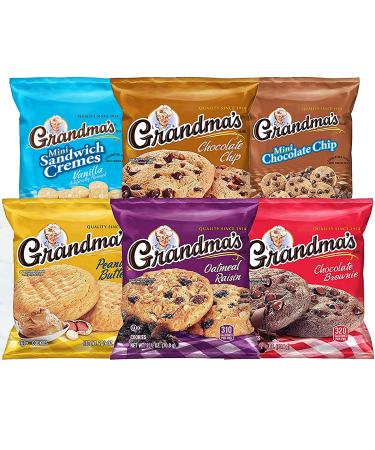 Grandma's Cookies Variety Pack of 30 Grandma's Cookies Variety Pack 30 Piece Assortment