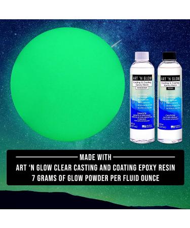 Glow in The Dark Pigment Powder - Neutral and Fluorescent Colors for Art, Nail Art, and DIY Crafts - Non-Toxic, Long Lasting - 10+ Color Options - 1 Ounce/30 Grams (Neutral Green) - Buy Online on SooperMarket.com