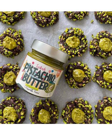 Peppertux Farms Pistachio Butter - The Original I NO REFINED SUGAR I NO SALT - NO CHEMICALS I ALL NATURAL Perfect Upgrade to Peanut Butter I Made with Turkish Antep Pistachios (The Original Pistachio Butter) - Buy Online on SooperMarket.com