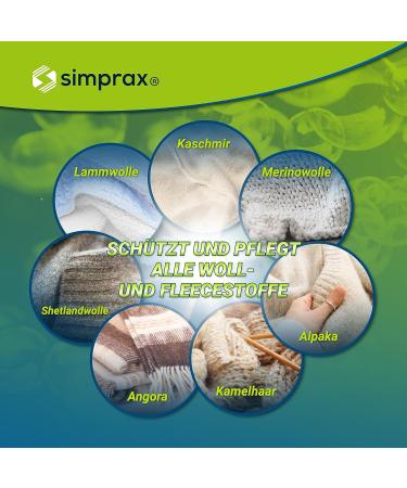 Simprax Fleece & Wool Detergent - Plant-Based Skin-Friendly 500ml | Softens Merino & Cashmere - Buy Online on SooperMarket.com