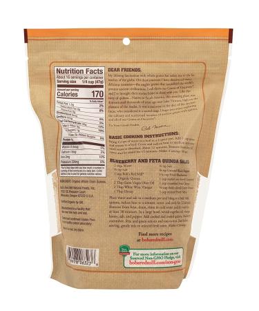 Buy Bob's Red Mill Organic Whole Grain Quinoa - Gluten Free 26 oz (737 g) - Buy Online on SooperMarket.com