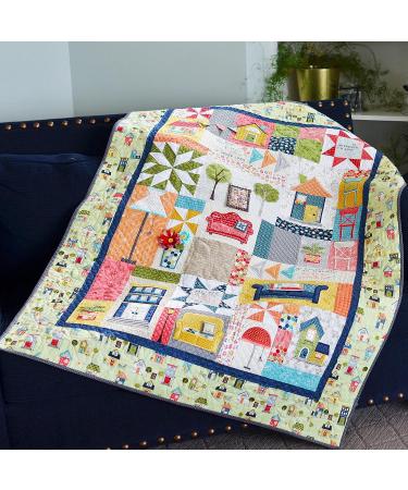 Kimberbell Make Yourself At Home Quilt Machine Embroidery CD & Book - 44x60 Size with Bonus Projects, Hoops Included - KD805 - Buy Online on SooperMarket.com