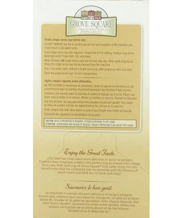 Grove Square Chai Latte Mix 24 Single Serve Cups - Buy Online on SooperMarket.com