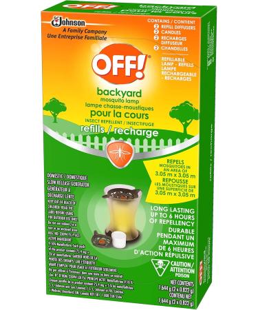 OFF! Backyard Mosquito Repellent Lamp Refills Ideal for Camping and Outdoors Up to 6 Hours of Protection 2 Diffusers Lamp Refills (L&G) - Buy Online on SooperMarket.com
