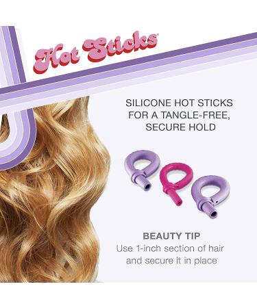 Conair HOT STICKS Silicone Hot Roller Set - 14 Rollers, No Clips Needed - Buy Online on SooperMarket.com