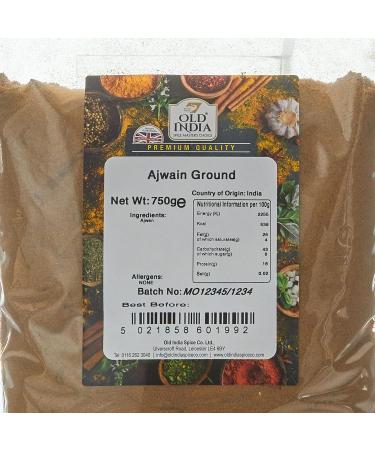 Old India Ajwain Ground 750g - Premium Quality Spice for Cooking | Buy Online - Buy Online on SooperMarket.com