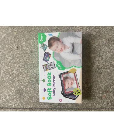 Leadstar Baby Mirror & Quiet Book | Crackling Fabric Book & Contrast Cards for Newborns (0-6 Months) - Buy Online on SooperMarket.com