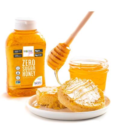 Wholesome Yum Zero Sugar Honey Substitute - Keto Friendly with Monk Fruit & Allulose | 11 oz Bottle - Buy Online on SooperMarket.com