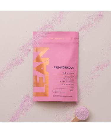LEAN with Lilly Pre-Workout Natural Pink Lemonade Flavour 250g. 25 Servings. Vegan Natural Energy Support with Vitamin C B6 & B12. 170g Plant Caffeine. Low Sugar No Sucralose or Artificial Sweetener - Buy Online on SooperMarket.com