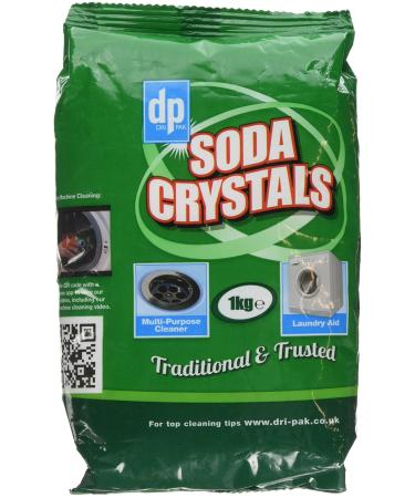 Dri Pak Soda Crystal 1kg (Pack of 3) - All-Purpose Cleaning Crystals | Multi-Purpose Cleaner for Home and Kitchen | Removes Stains Grease and Grime Effectively 1.00 kg (Pack of 3)