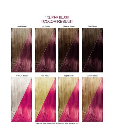 Adore 142 Pink Blush Vegan Hair Dye - Semi Permanent Hair Color, 4 fl oz - Cruelty-Free (Pack of 1) - Buy Online on SooperMarket.com