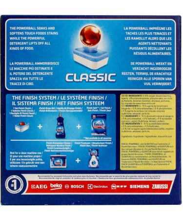 Buy Finish Classic Powerball Dishwasher Tablets - Pack of 10 | International Shipping Available - Buy Online on SooperMarket.com