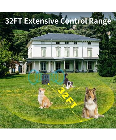 HXWEB Pet Anti-Bark Device for Dogs | 4-Level Ultrasonic Bark Control | Waterproof & Effective Anti-Bell Solution - Buy Online on SooperMarket.com