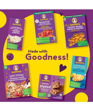 ANNIE'S - FAMILY PACK SIZE - Organic Fruit Flavoured Snacks Berry Pack of 10 Pouches & Cinnamon Toast Crunch Cereal No Artificial Flavours No Synthetic Colours Organic Fruit Snack + Cinnamon Crunch Cereal 260 g - Buy Online on SooperMarket.com