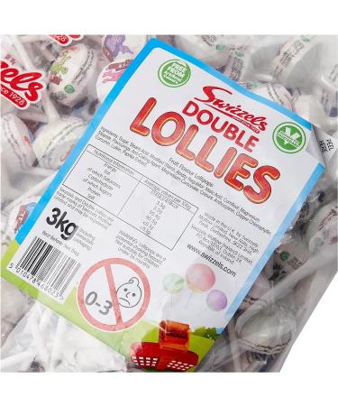 Swizzels Fruity Pops Lollies Bag 3 kg Bulk Sweets & Double Lollies 3 Kg - Buy Online on SooperMarket.com
