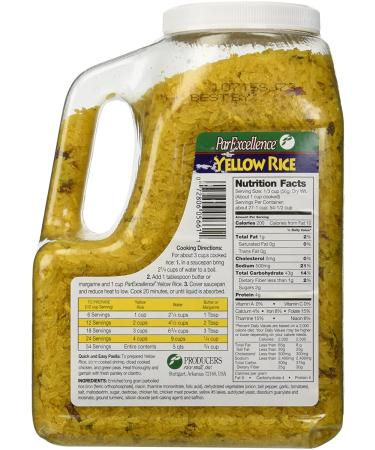 Par Excellence Producers Yellow Rice 3.5 lb. - Premium Quality Spanish Rice - Buy Online on SooperMarket.com