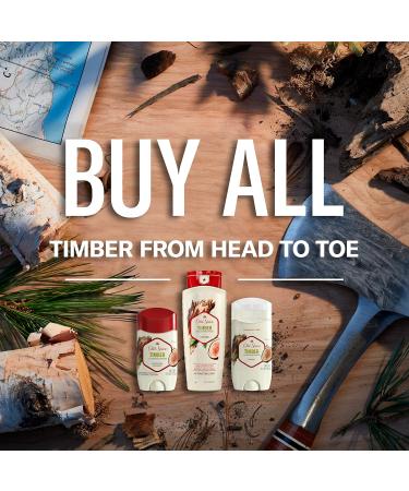 Old Spice Fresher Collection Invisible Solid Men's Deodorant Timber 3 Ounce Timber 3 Ounce (Pack of 1) - Buy Online on SooperMarket.com