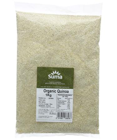 Suma Bagged Down Organic Quinoa 1 kg (Pack of 1) 1 kg Quinoa