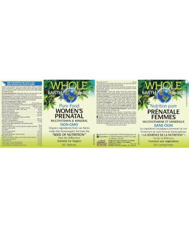 Whole Earth & Sea Women's Prenatal Multivitamin & Mineral 60 - Buy Online on SooperMarket.com