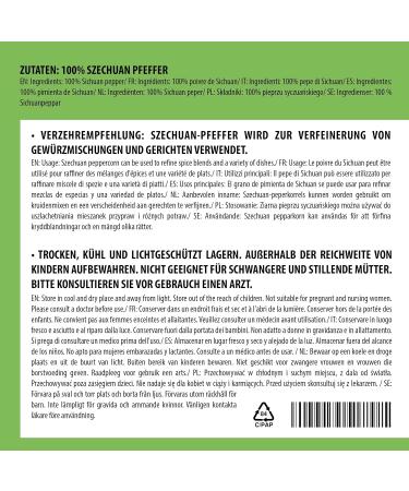 200g 7oz Whole Szechuan Peppercorns - 100% Natural, Additive-Free, Vegan Timut Pepper - Buy Online on SooperMarket.com