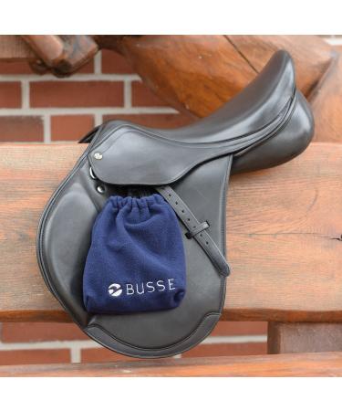Stirrup protector BUSSE Natural Quick/Easy-snap/navy