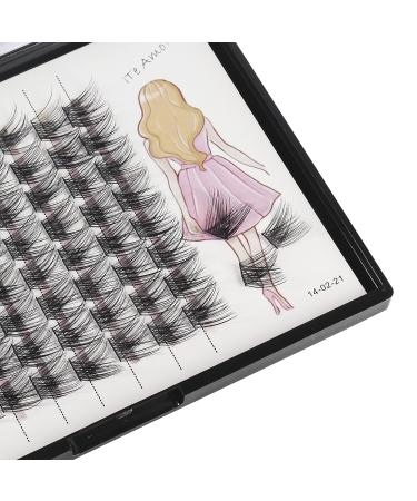 Bodermincer D Curl Wide Cluster Individual Lashes - 10MM | 3D Russian Volume Mink Eyelash Extensions - Buy Online on SooperMarket.com