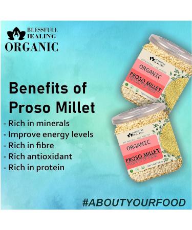 Blessfull Healing Organice PROSO Millet 1 lb (453 Gram) - Buy Online on SooperMarket.com