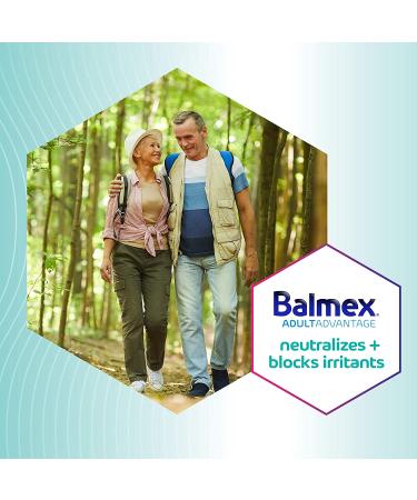 Balmex AdultAdvantage Bprotected Skin Relief Healing Cream - Zinc Oxide Barrier with Skinshield Botanicals for Adult Incontinence, Rash, and Bed Sores - 3oz (Pack of 3) - Buy Online on SooperMarket.com