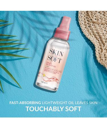 Avon Skin So Soft Silky Moisture Nourishing Dry Oil Spray 150ml | Locks in Moisture | Formulated with Argan Oil | Quick Dry Formula | Cruelty Free - Buy Online on SooperMarket.com