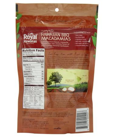 Royal Hawaiian Orchards Mesquite Hawaiian BBQ Macadamias 4 oz - Pack of 1 - Buy Online on SooperMarket.com