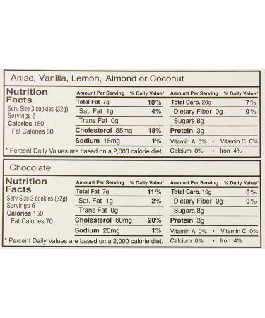 Little Pepi's Chocolate Pizzelles - 7 Ounce (Pack of 1) - Buy Online on SooperMarket.com