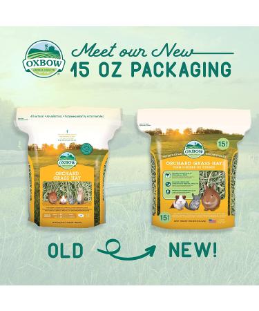 Oxbow Orchard Grass Hay - All Natural Hay for Chinchillas, Rabbits, Guinea Pigs & More - Buy Online on SooperMarket.com