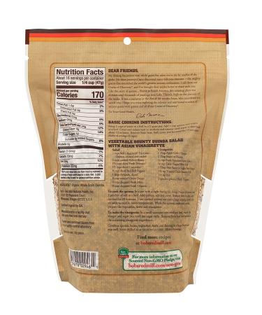 Bob's Red Mill Organic Tri-Color Quinoa Grain 26 oz - Premium Quality Superfood - Buy Online on SooperMarket.com