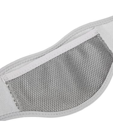 Breathable Neck Wrap for Pain Relief - Light Gray Collar Bandage for Moxibustion Care - Buy Online on SooperMarket.com