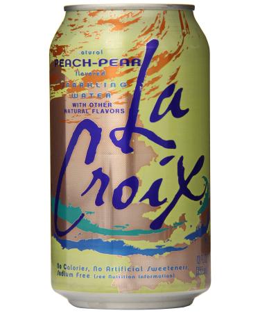 LaCroix Sparkling Water, Peach-Pear, 12 Fl Oz (Pack of 12)