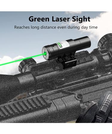 MidTen 4-16x50 Tactical Rifle Scope with Dual Illuminated Optics, Rangefinder, Reflex Sight, Holographic Reticle, and Laser Sight - Buy Online on SooperMarket.com