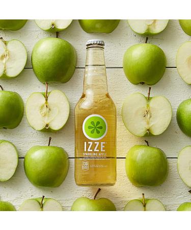 IZZE Apple Sparkling Juice 12 Fl Oz (Pack of 4) - Delicious and Refreshing - Buy Online on SooperMarket.com