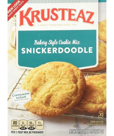Krusteaz Snickerdoodle Cookie Mix, 17.5-Ounce Boxes (Pack of 2)