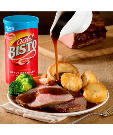 Bisto Reduced Salt Beef Gravy Granules 350g - Perfect for Hearty Family Meals - Buy Online on SooperMarket.com