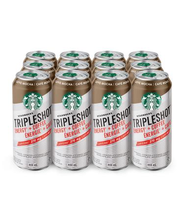 Starbucks Triple Shot Caf Mocha 444 mL Cans 12 Pack